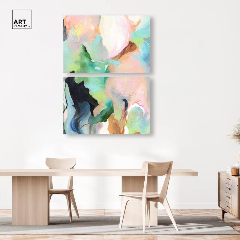 The Dreamer part II Canvas Set of 2 by Art Remedy, Gallery Wrapped