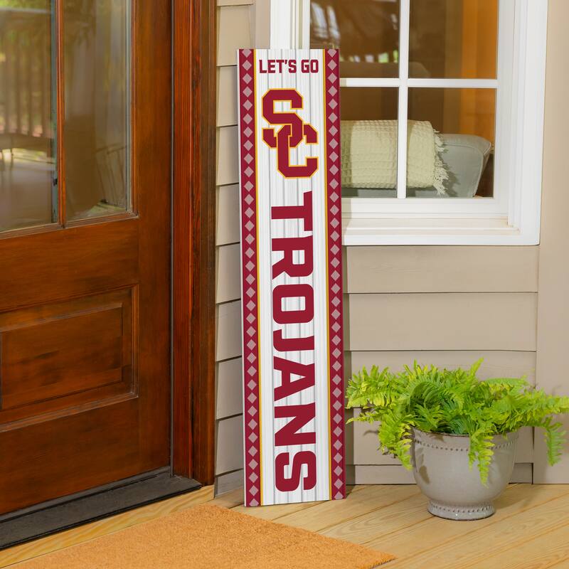 47" Double Sided Seasonal Porch Leaner, University of Southern California - 47" x 11.25"