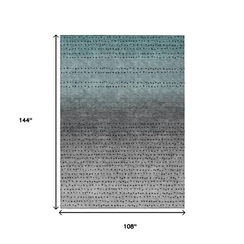 HomeRoots Abstract Transitional Rectangle Outdoor Rug