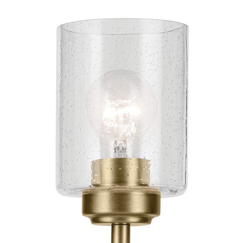 Kichler Lighting Winslow 18 in. 3-Light Natural Brass Mini Chandelier - 18 in