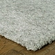 8' x 11' Modern Shaggy Soft Gray Indoor Area Rug - 3'6