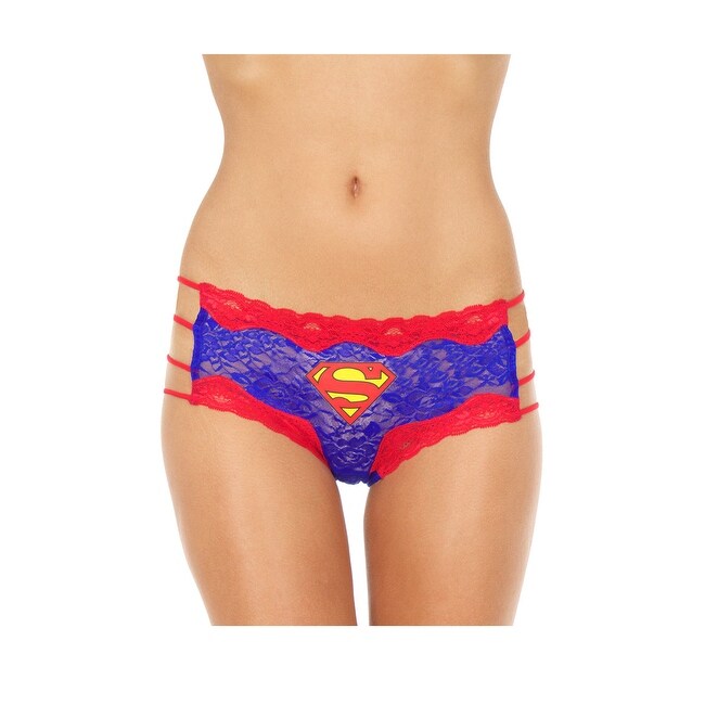 Shop Plus Size Superman Hipster Panty Plus Size Superman Panty