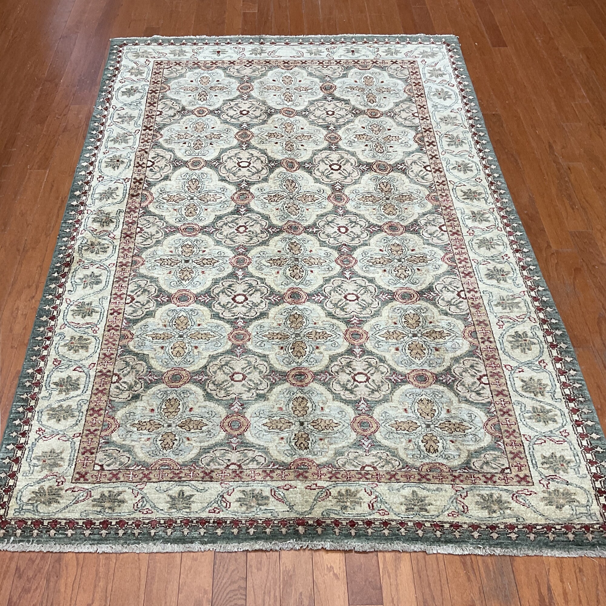 HERAT ORIENTAL Handmade Oushak Wool Rug - 5'2