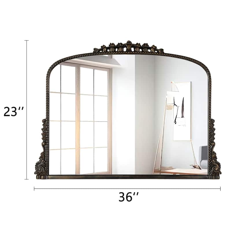 Arch Wall Mirror Baroque Accent Mirrors - 36"×23"