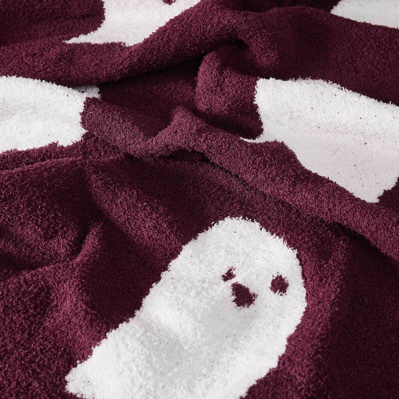 Truly Soft Cozy Ghost Reversible 50x70 Throw