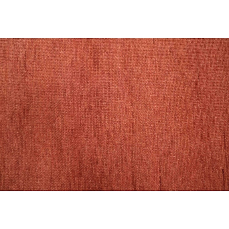 ECARPETGALLERY Hand-knotted Pak Finest Gabbeh Copper Wool Rug - 7'8 x 9'11