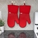 preview thumbnail 16 of 34, T-fal Textiles 2 Pack Soft Flex Waffle Silicone Oven Mitt Set