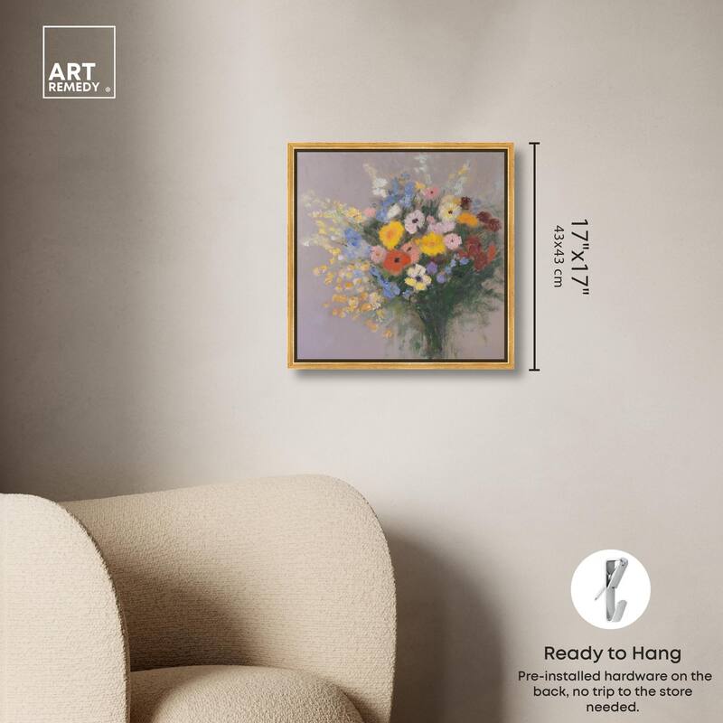 Meadow Flowers Canvas by Art Remedy