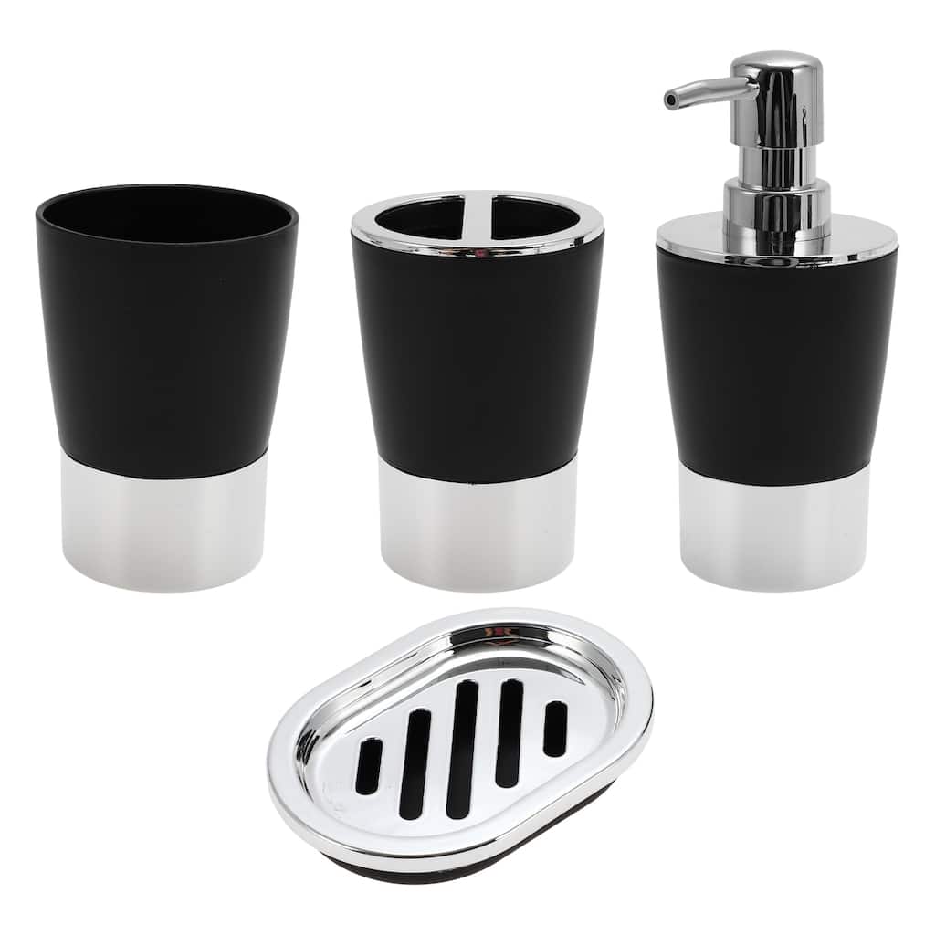 Plating Soap Pump Dispenser Set for Bathroom for Laundry Rooms 1 Set