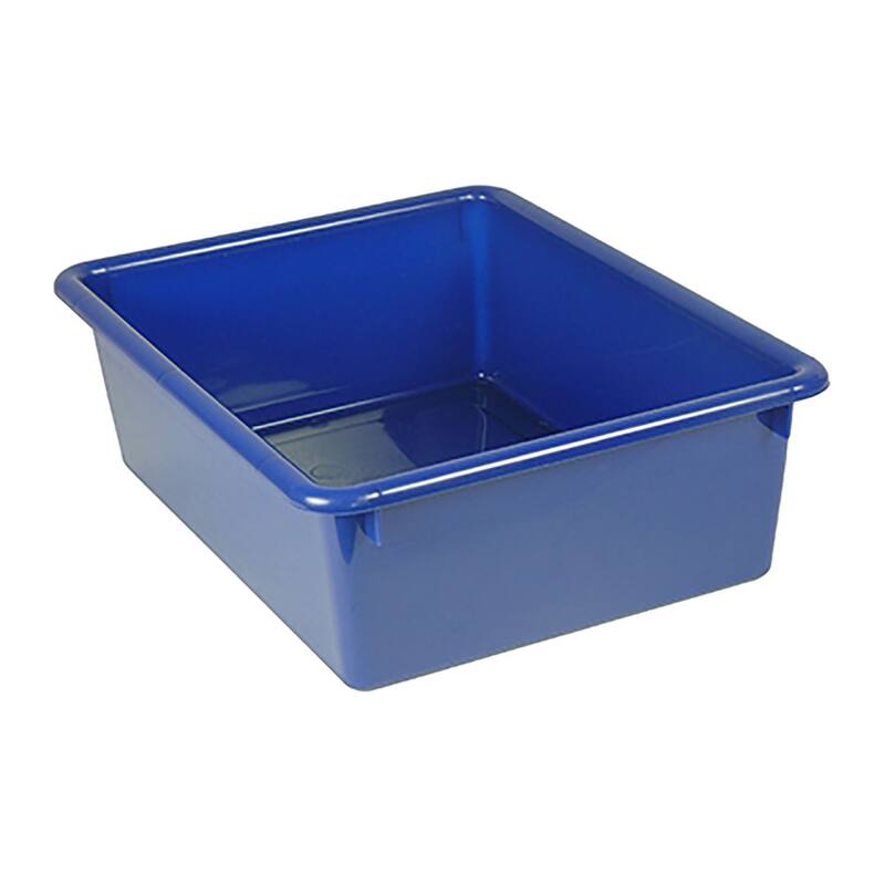 Romanoff Double Stowaway Tray Only, Blue, Pack of 3