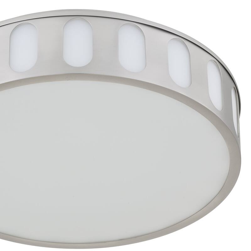 Bantom 15" Brushed Nickel LED Flush Mount Ceiling Light