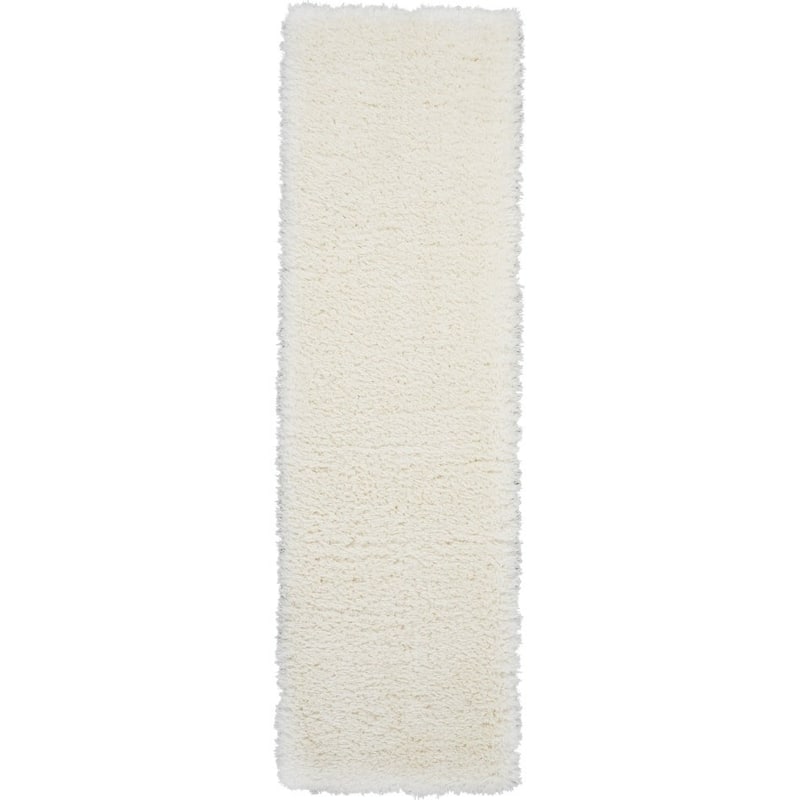 Nourison Ultra Plush Shag Ivory Area Rug