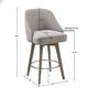 preview thumbnail 7 of 30, Madison Park Walsh Counter Stool With 360 degree Swivel Seat
