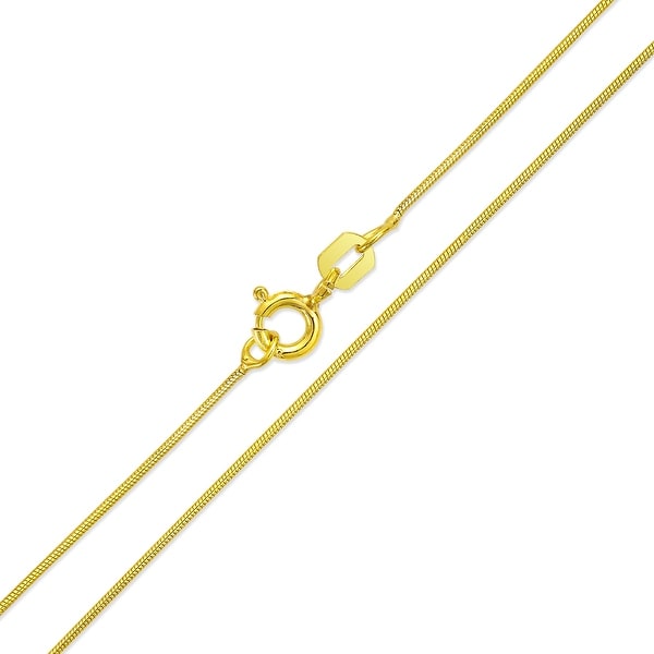 Real Classic 925 Sterling Silver Rose Gold plated Chain Necklace Jewelry Italy