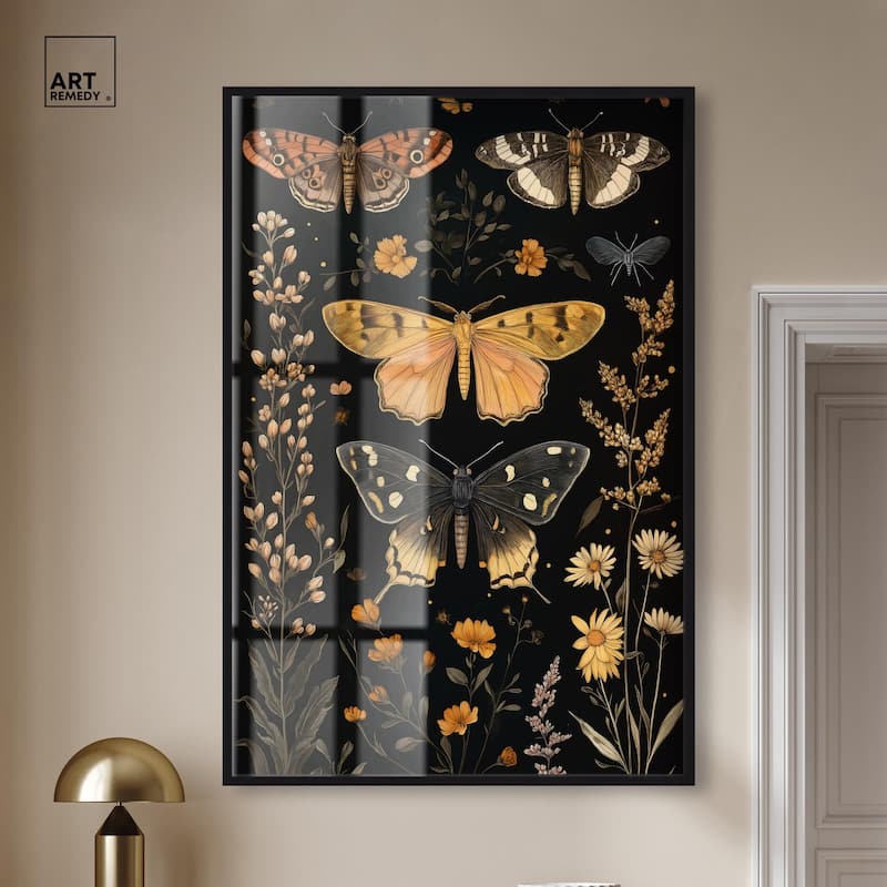 Winged Visitors II Shadowbox by Art Remedy