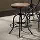 preview thumbnail 1 of 6, Carbon Loft Vintage Series Distressed Metal 24 Inch Adjustable Counter Stool (Set of 2) Set of 2
