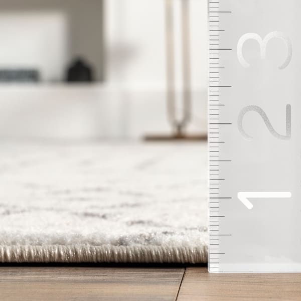 dimension image slide 1 of 11, Brooklyn Rug Co Emmy Moroccan Trellis Area Rug
