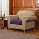 preview thumbnail 7 of 87, Subrtex Stretch Armchair Cushion Cover Textured Grid Furniture Covers