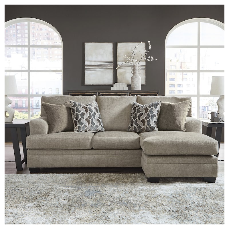 Signature Design by Ashley Stonemeade Sofa Chaise - 92" W x 62" D x 39" H - Taupe