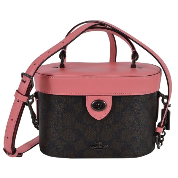 pink crossbody coach purse