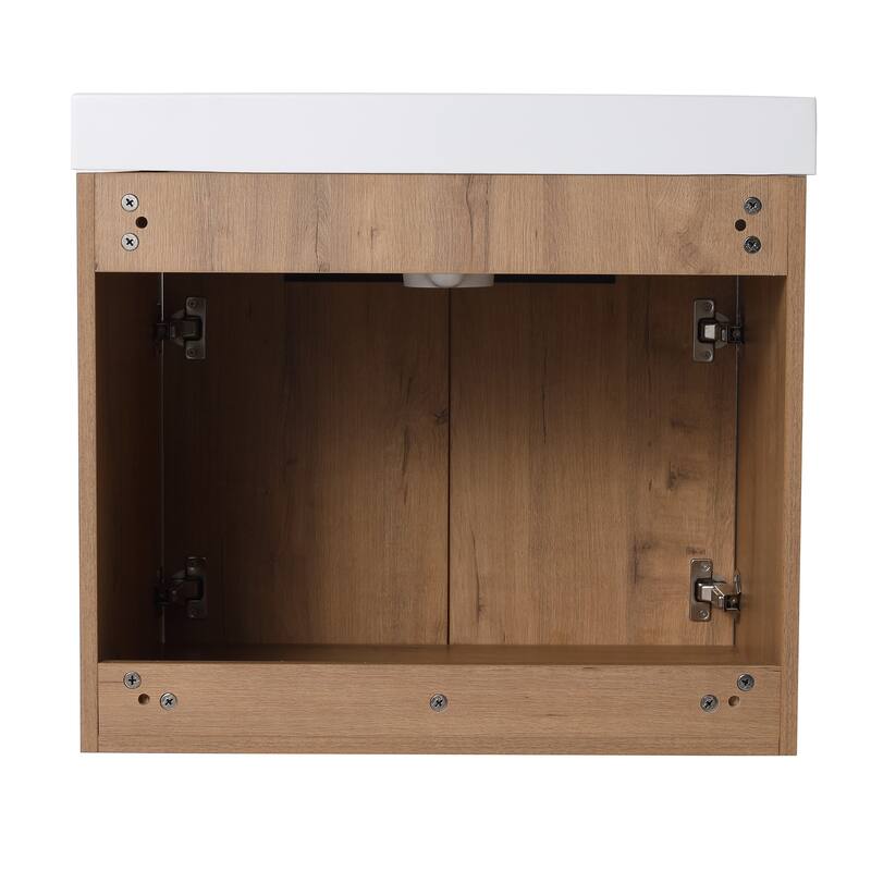 BNK 24"/30"/36" Single Sink Bathroom Vanity with Soft Close Door, Modern Floating Vanity
