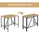 preview thumbnail 8 of 8, Nestfair 5-Piece Outdoor Patio Dining Set Bar Set with Foldable Tabletop