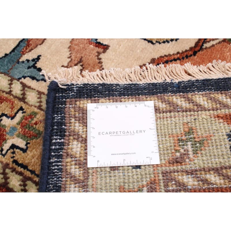 ECARPETGALLERY Hand-knotted Jules Sultane Dark Navy Wool Rug - 9'10 x 13'11