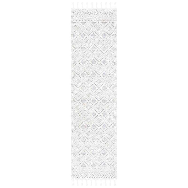 SAFAVIEH Handmade Marrakech Khanh Traditional Rug - 2'2" x 8' Runner - Beige/Grey
