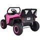 preview thumbnail 6 of 93, 24V Kids Ride-On UTV with 4WD, Parent Control, Double Seat, Easy-Drag, Soft Braking & Shock Absorbers