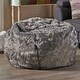 preview thumbnail 19 of 19, Warrin Furry Glam Faux Fur 3 Ft. Bean Bag by Christopher Knight Home
