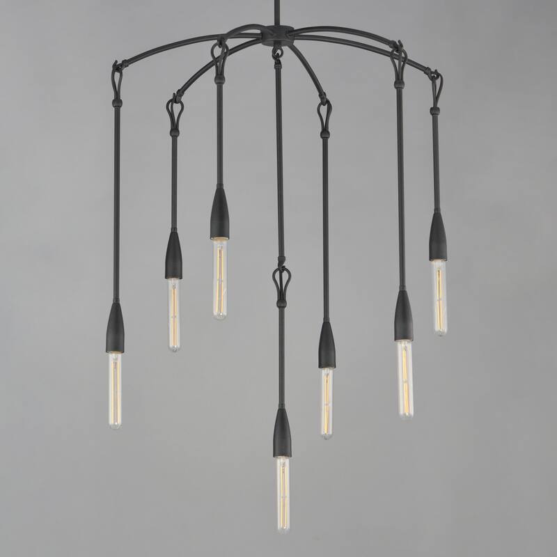 Maxim 27718 Pioneer 7 Light 28" Wide Abstract Pendant
