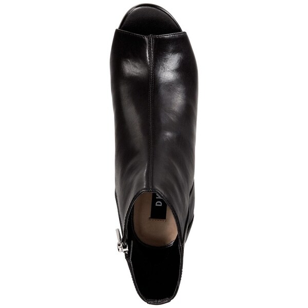 dkny peep toe booties