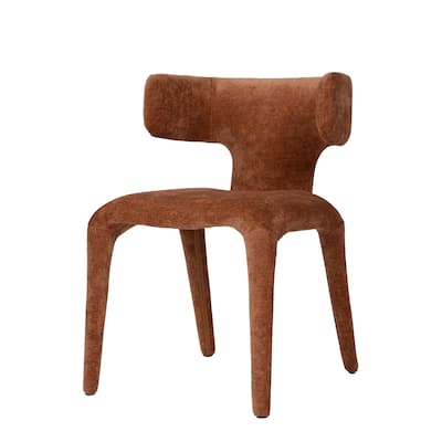 Modrest Saehee Modern Rust Velvet Dining Chair