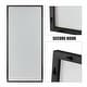 preview thumbnail 79 of 151, Modern Aluminum Alloy Thin Framed Full Length Floor Mirror