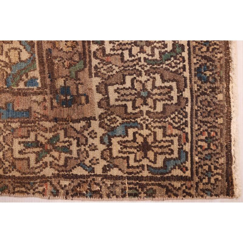 ECARPETGALLERY Hand-knotted Antalya Vintage Brown Wool Rug - 3'6 x 6'5