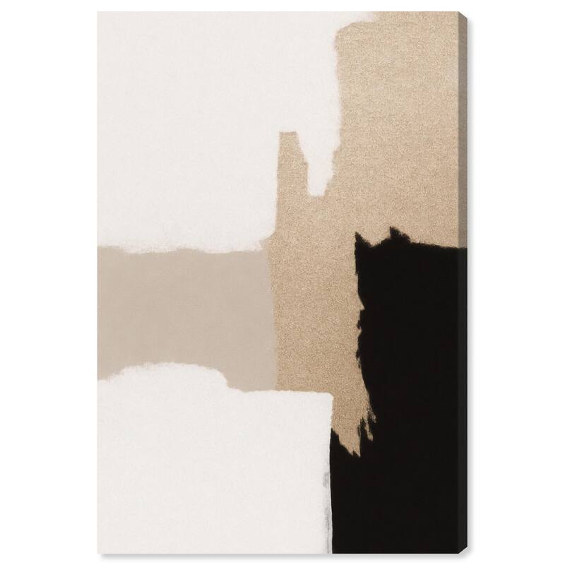 Beige and Black III Canvas by Art Remedy, Gallery Wrapped - 24" x 36"