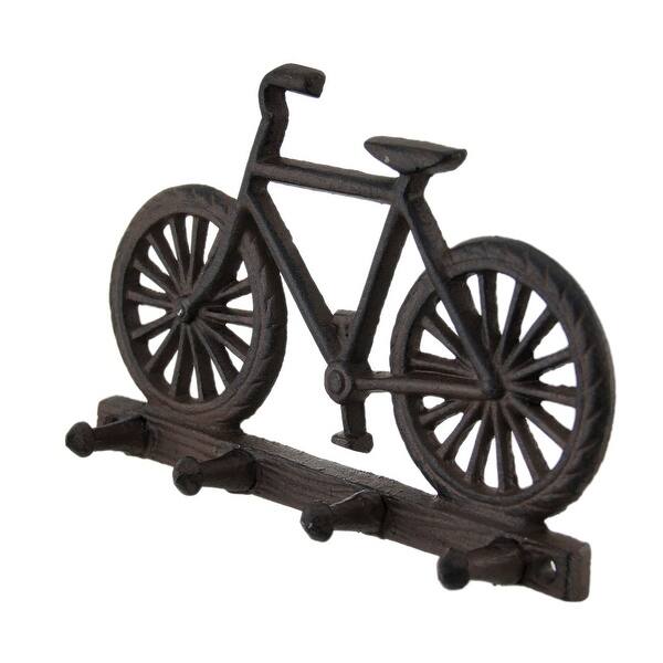 Shop Black Friday Deals On Rustic Brown Bicycle Key Holder Wall Hanging 5 X 7 75 X 1 25 Inches Overstock 16940677