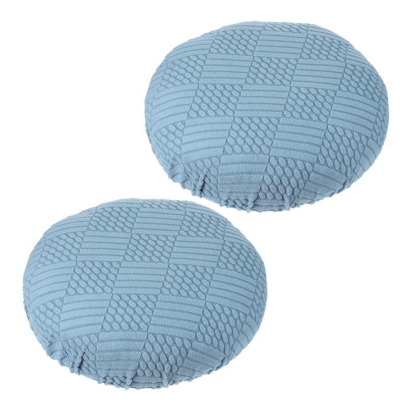 2Pcs Bar Stool Cover, Elastic Bar Stool Seat Covers for 11"-14" Chair