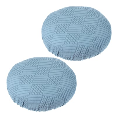 2Pcs Bar Stool Cover, Elastic Bar Stool Seat Covers for 11"-14" Chair