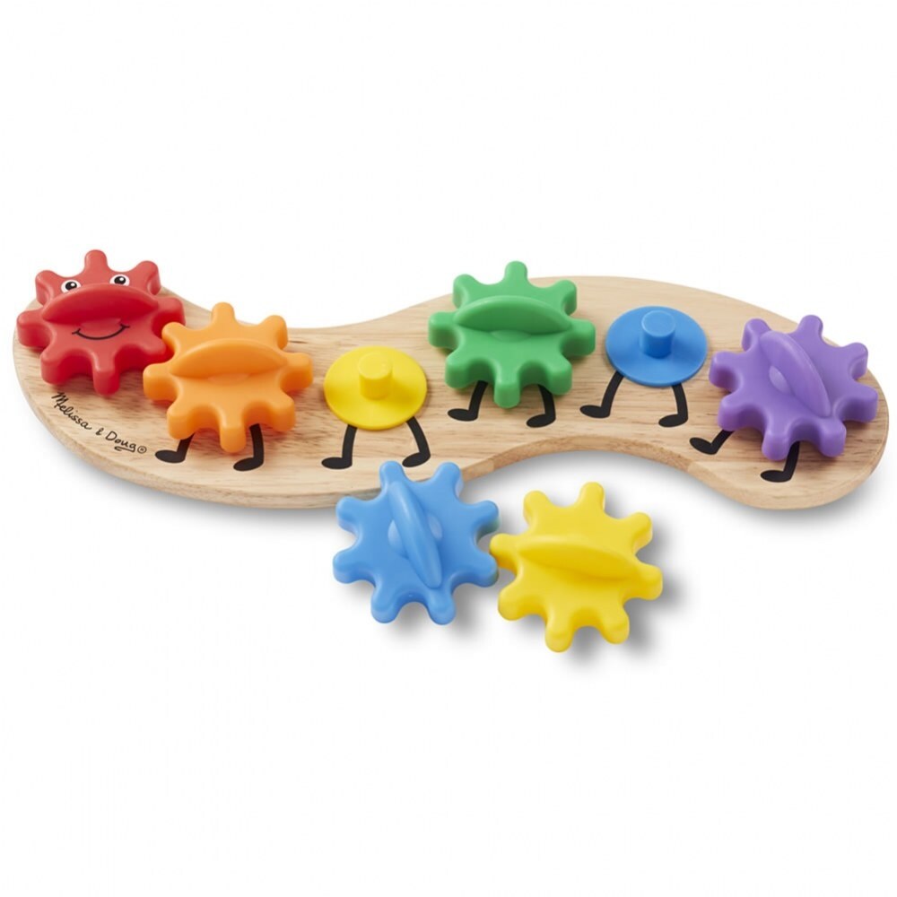 melissa and doug rainbow caterpillar gear toy
