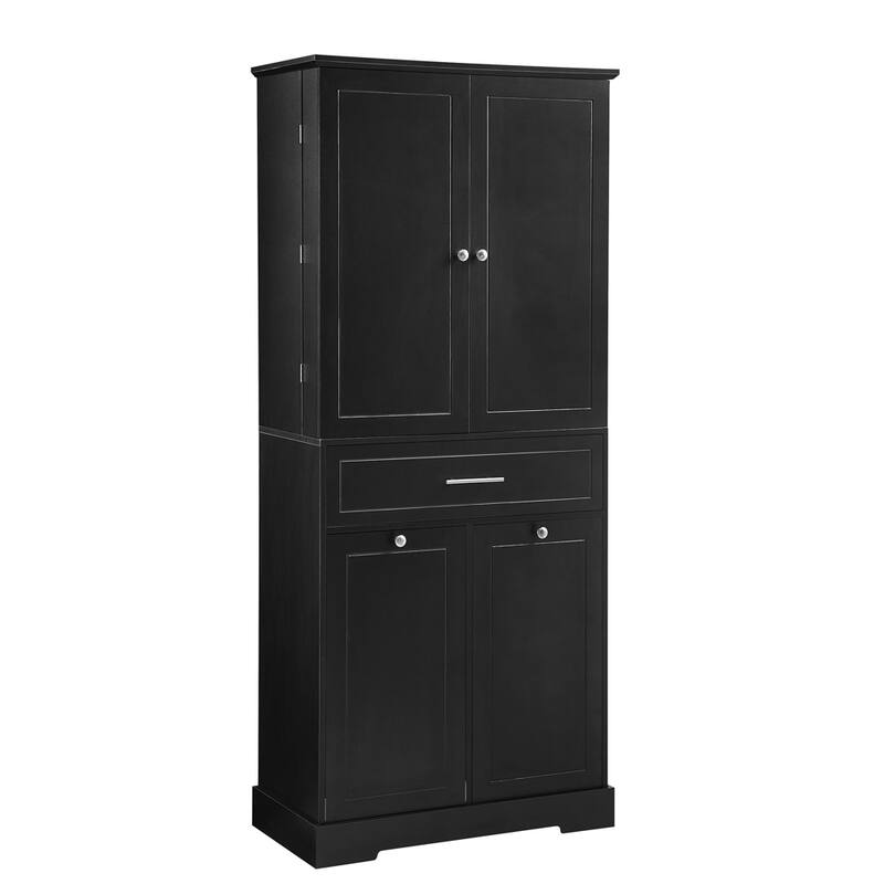 30" Modern Bath Vanity with Sink, Flip Drawer, 2 Drawers, Adj Shelf