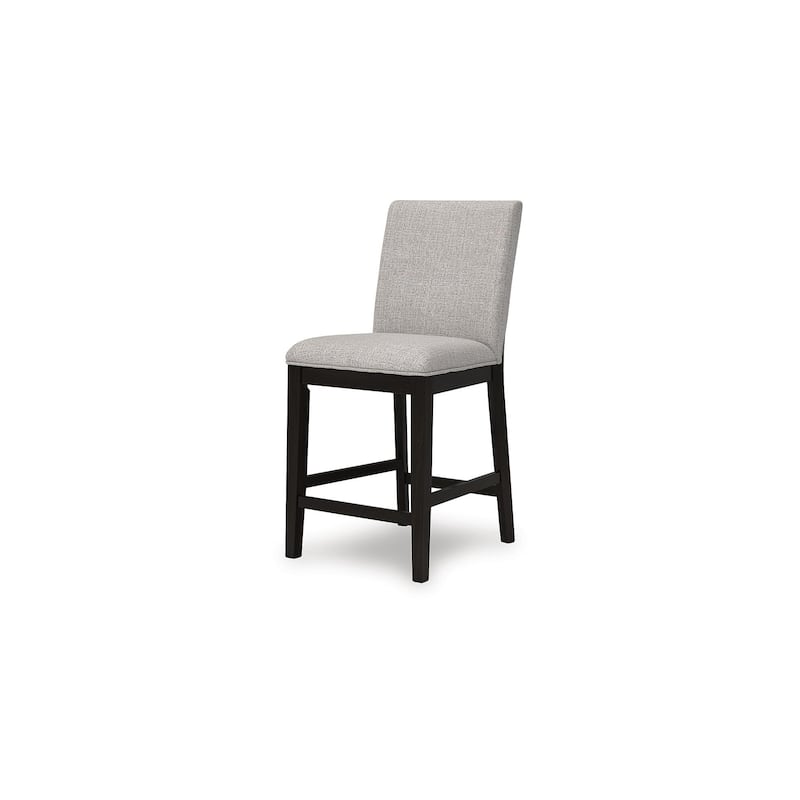 Signature Design by Ashley Neymorton Dark Brown/Gray Counter Height Barstool - 19" W x 22" D x 40" H