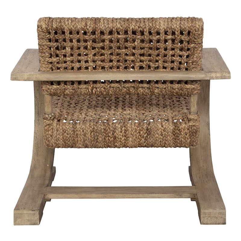 Driftwood Woven Accent Chair - 30" - Brown and Gray