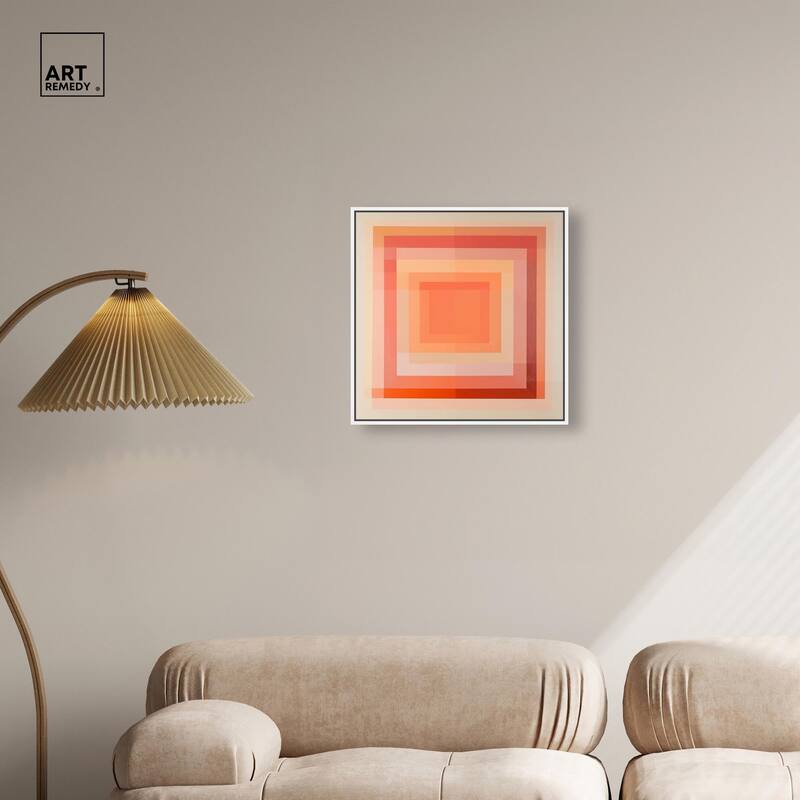 Minimal Color Blocks III Canvas by Art Remedy