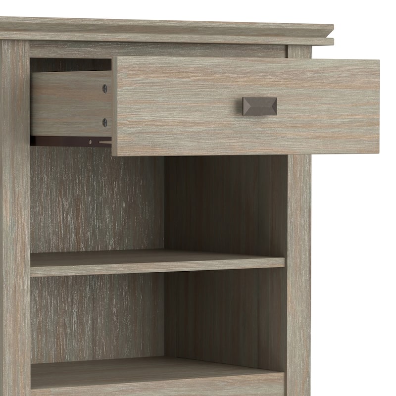WYNDENHALL Stratford SOLID WOOD 24 inch Wide Bedside Nightstand Table