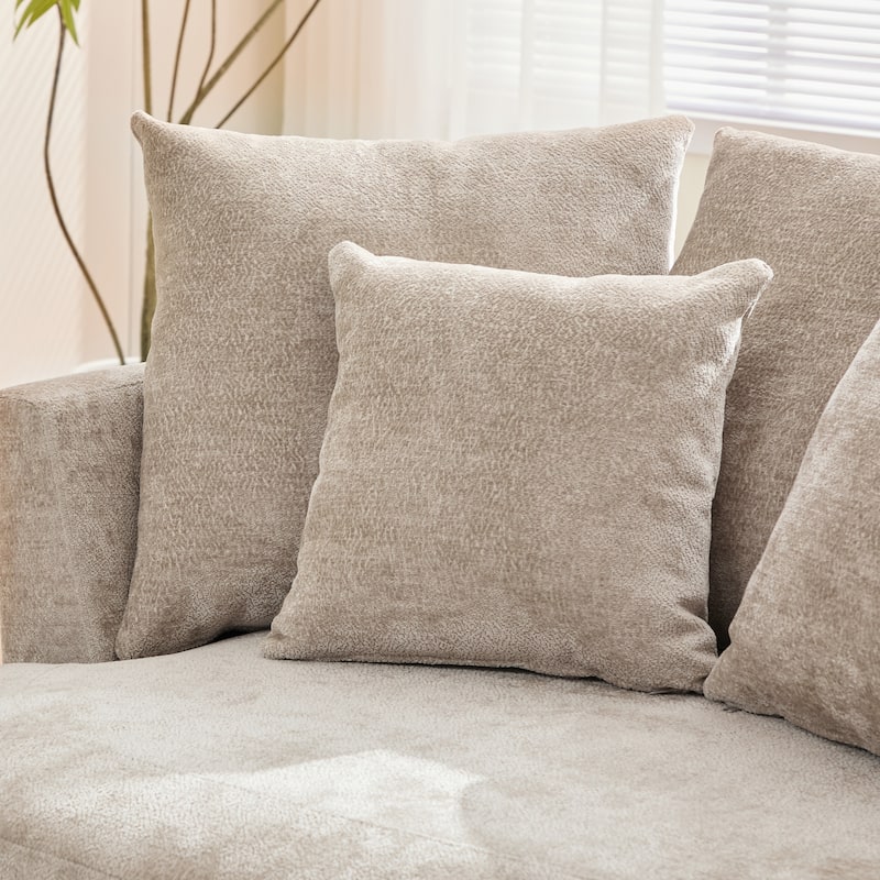 55.1" W Accent Barrel Chair,Modern Oversized Sofa Chair with 5 Pillows