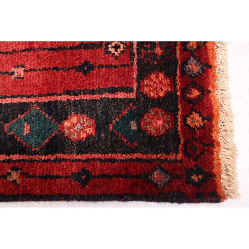 ECARPETGALLERY Hand-knotted Konya Anatolian Dark Navy, Red Wool Rug - 4'9 x 8'6