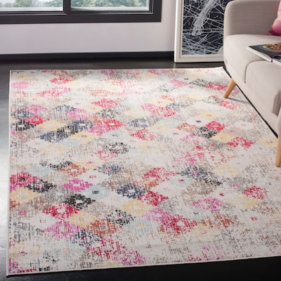 SAFAVIEH Montage Reike Boho Indoor/ Outdoor Waterproof Patio Backyard Rug
