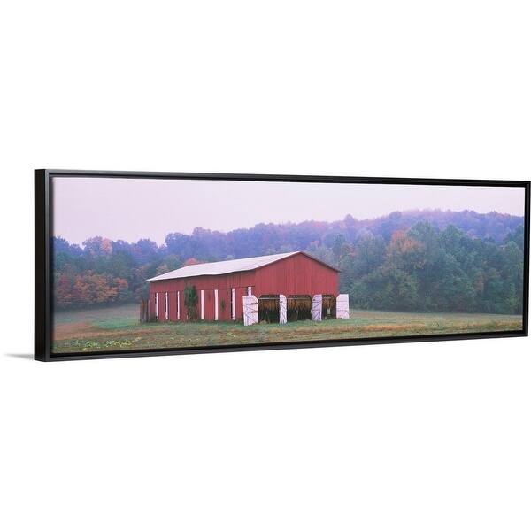 Shop Tobacco Drying In A Red Barn In A Field Kentucky Black