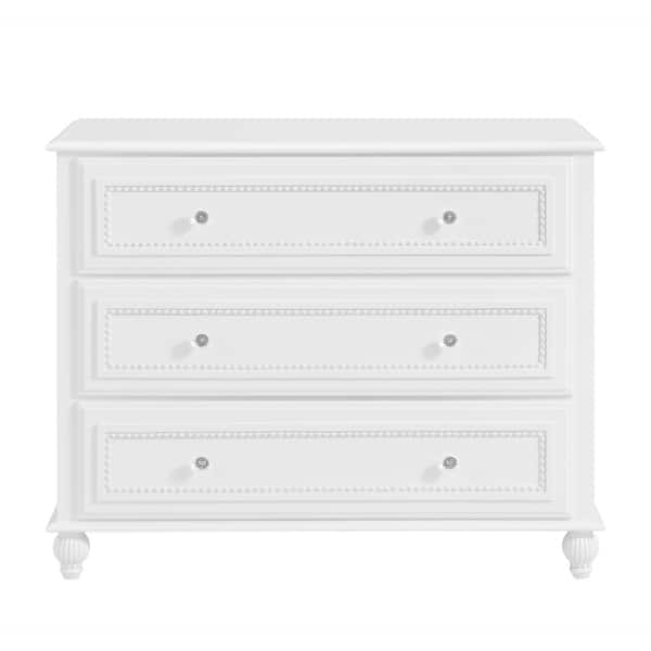 slide 2 of 4, Oxford Baby Briella 3 Drawer Dresser White